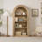 4-Tier Arched Storage Bookcase with Open Display Storage Shelf for Living Room,-1823357138