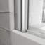 Porte de douche pivotante en nickel brossé de 31 po à 32 po x 55 po à 180 po, configuration réversible, fixation de la baignoire en verre facile à nettoyer et à l'épreuve des nanoparticules, fonction traitée
