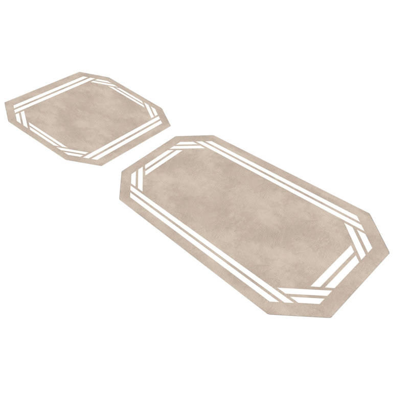Ensemble de tapis de bain 2 pièces Bracken, Vison