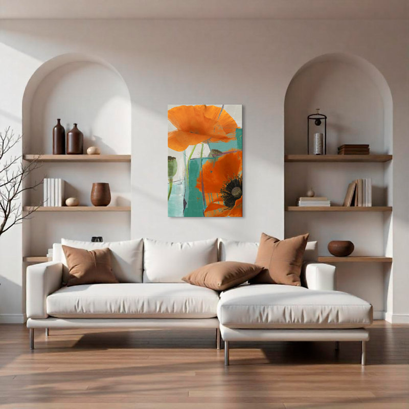 « painted pétales xxxiii », impression sur toile tendue, H 40 po x l 30 po x P 1,5 po
