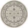 Keeley Oriental Machine Woven Polyester/Polypropylene Area Rug in Cream/Ivory