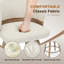 Tabouret de comptoir pivotant 26 po avec structure en bois-417237449-435685835