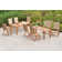 Olesen Rectangular 8 - Person 185cm Long Dining Set