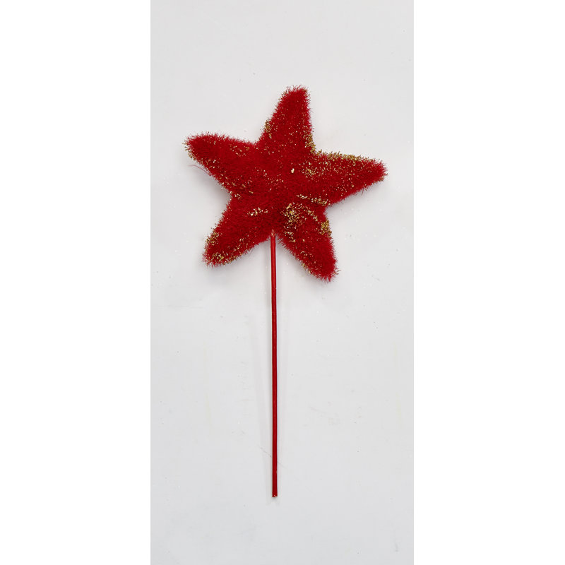 Étoile sur un choix de 6 po, Rouge
