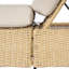 Chaise longue d'extérieur en osier PE avec dossier réglable Loxley Modern Coastal Outdoor-130047659-130047656