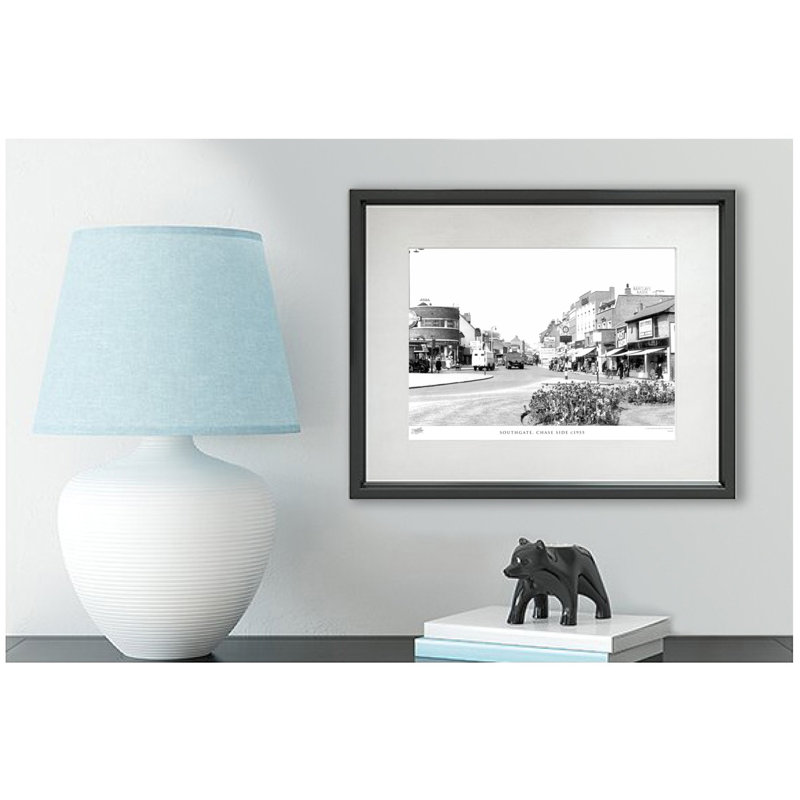 Southgate, Chase Side C1955 by Francis Frith - Single Picture Frame Print, 60cm H x 80cm W x 2.3cm D