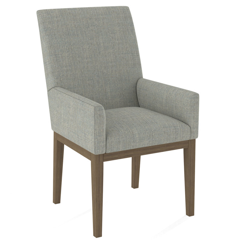 Upholstered Arm Chair, 61687-88, Weathered Gray
