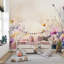 Murale aquarelle fleurs sauvages-486895473