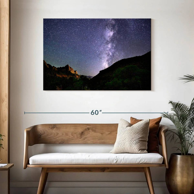 Oberle Milky Way Over Zion Park, 30" H x 45" W