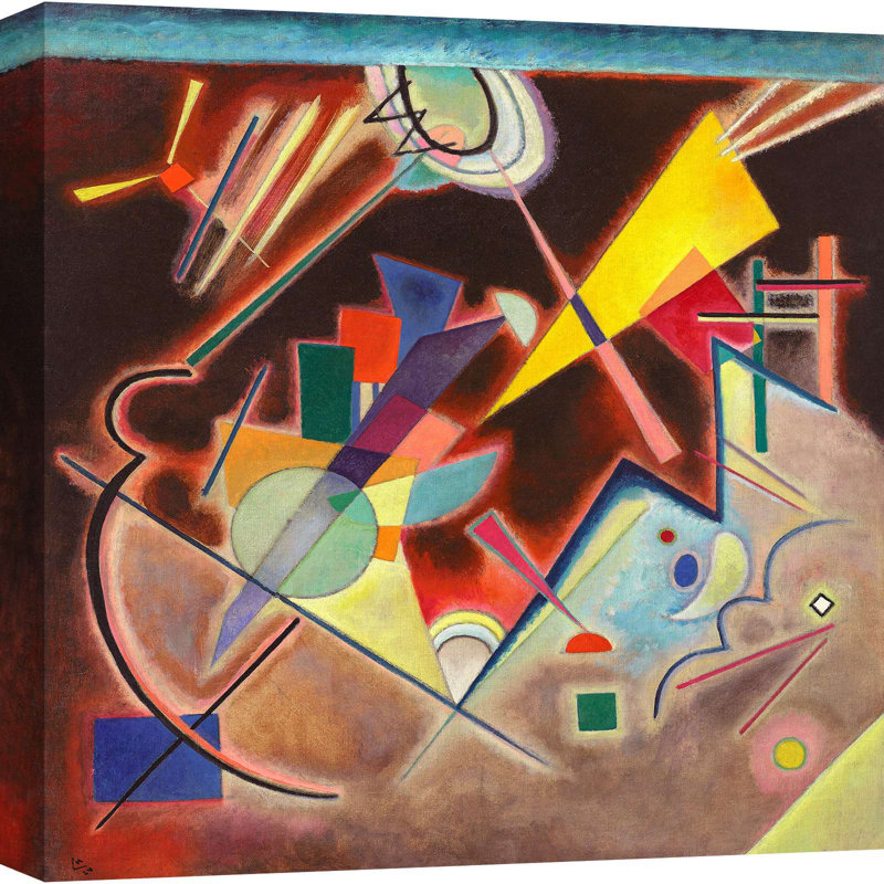 Deep Brown by Wassily Kandinsky - Wrapped Canvas Print, 50cm H x 50cm W