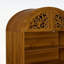 Armoire rétro en bois sculpté arqué