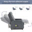 Upholstered Heated Massage Chair-899439102