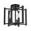  Plafonnier 3 lumières noir mat Benson-1467355829