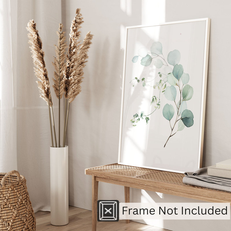 «Botanical Watercolor», reproduction d'art moderne sans cadre III, H 14 po x l 11 po