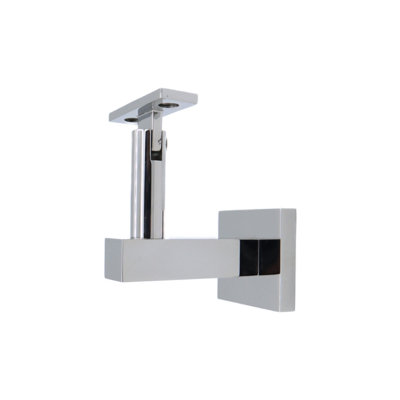 Concrete Mount Handrail Bracket with Square Rose and Flat Plate