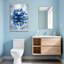 Plantes et fleurs, fleur de lotus bleue, art de la réflexion de l'eau