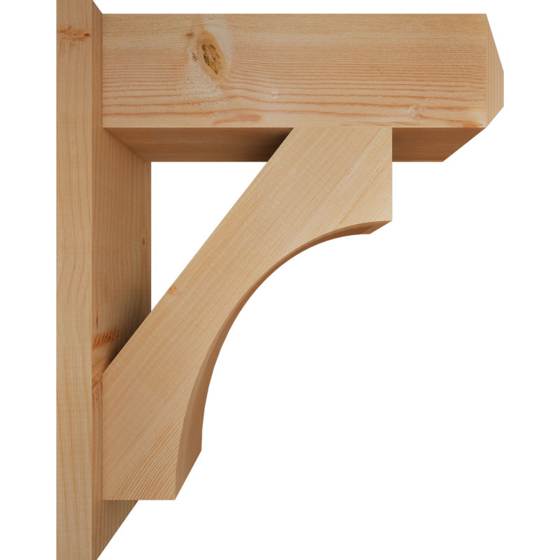 Persienne en bois rustique Westlake Craftsman, P 22 po x H 26 po, Sapin Douglas de 7 1/2 po (lisse)