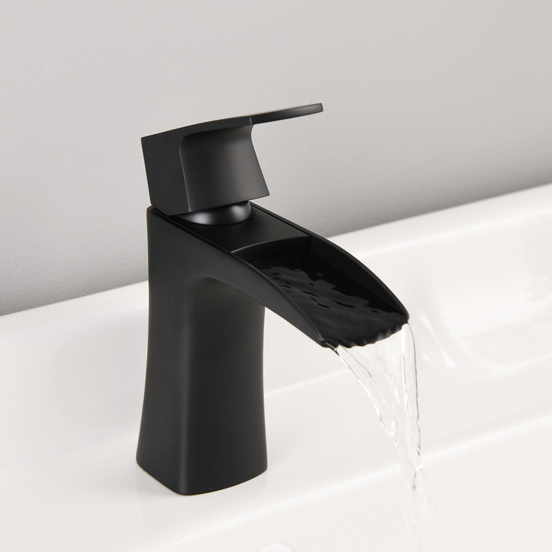 36”Bathroom Ceramic Integrated Basin With Single Hole Tap And Pop-Up Drain
