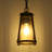 1-Light Modern Bell/Cone Outdoor Hanging Lantern