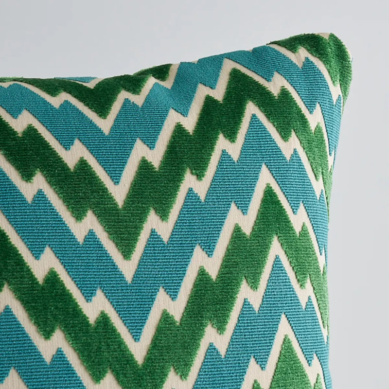 Florentine Chevron Pillow, 18" x 18"