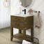 24'' Single Sink Freestanding Bathroom Vanity With Resin Top