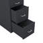 Black 8-drawer cabinet