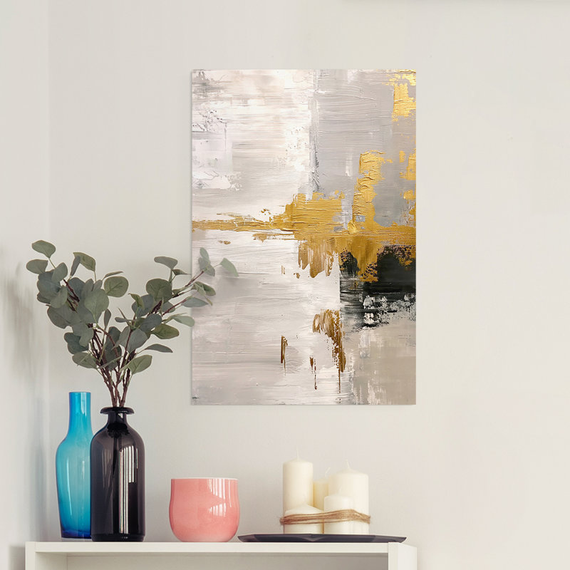 Série ABSTRACT CDXCI - Impression sur toile seulement - NON CADRE, H 60 po x l 40 po