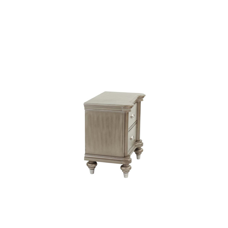 Table de chevet en champagne