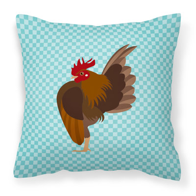 Coussin décoratif d’extérieur à la toile de poulet