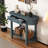 Console Table With Scratch Resistance Surface - Navy Scratch--634481407