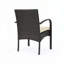 Fauteuil club d'extérieur en rotin d'osier-199886677