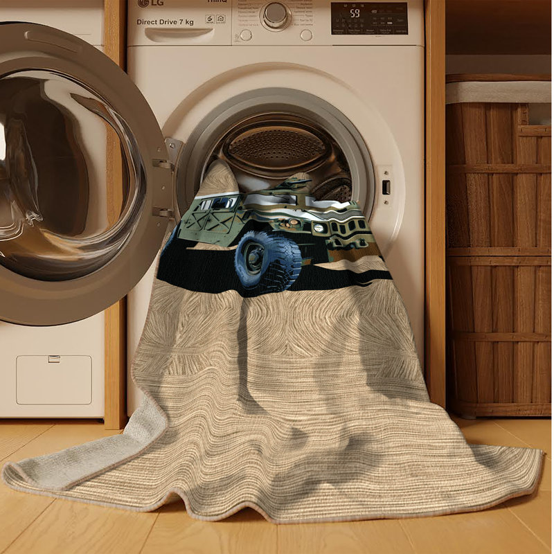 Tapis de transport brun lavable à la machine, Rectangulaire 2 pi x 3 pi