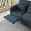 Canapé-lit 3 personnes pliable 3-en-1 avec table, ports USB et accoudoirs de rangement, tissu chenille de haute qualité-1603161899