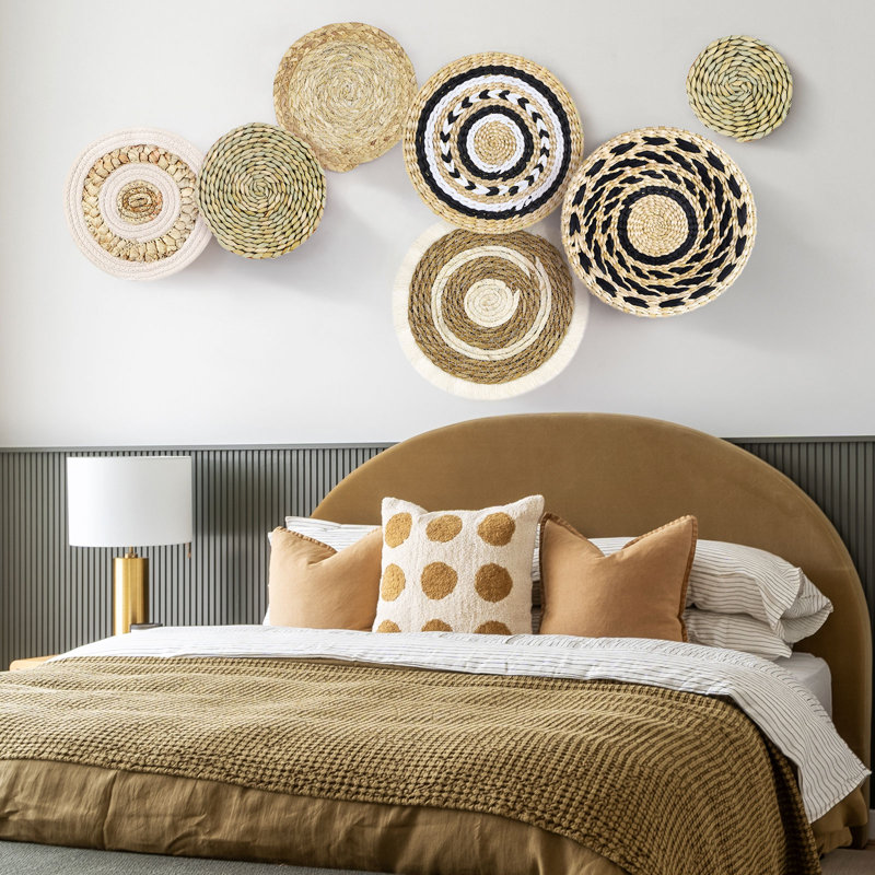 Ensemble de 7 assiettes décoratives bohème Boho
