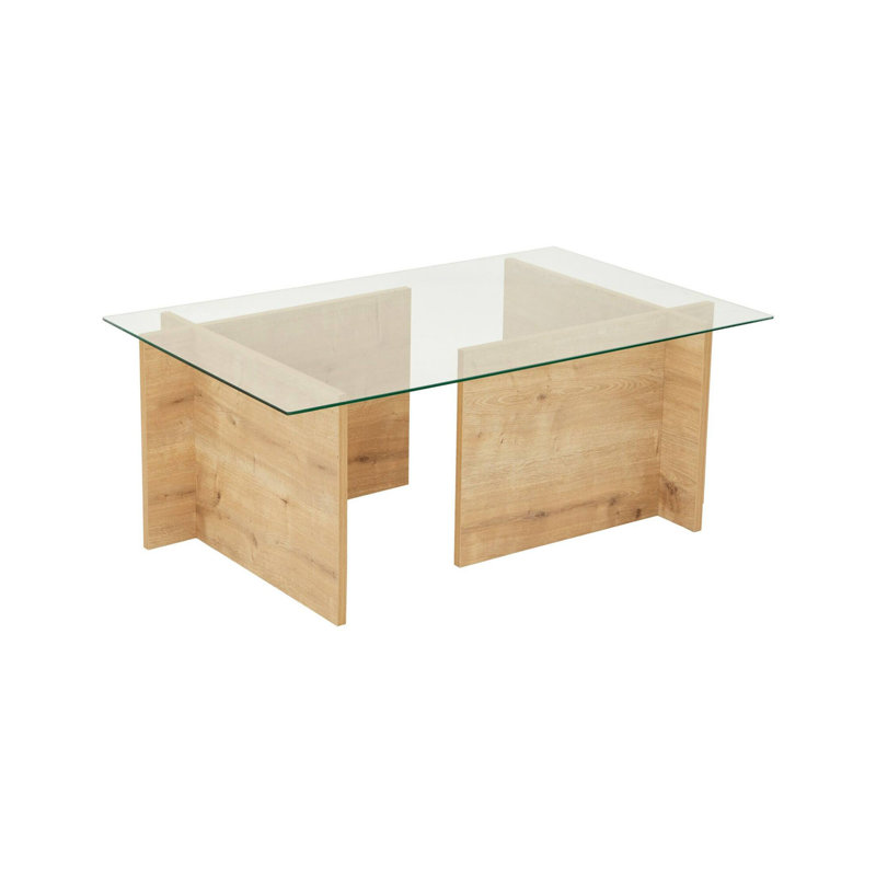 Jecory Sled Coffee Table, Oak