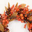 Couronne de 22 feuilles de baies artificielles