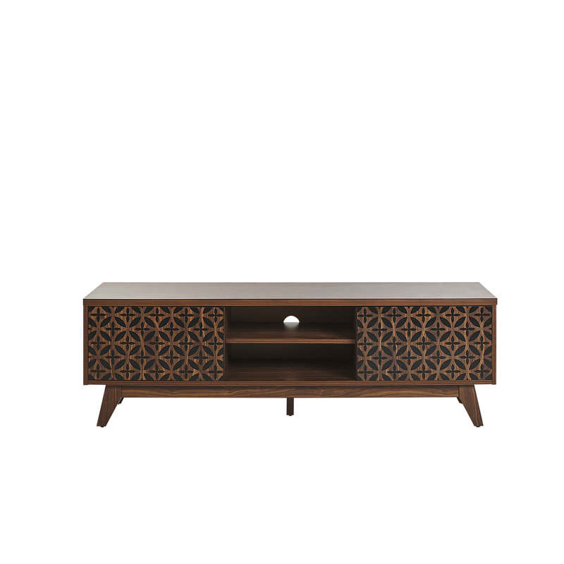 Tv Stand Dark Wood Rockcale