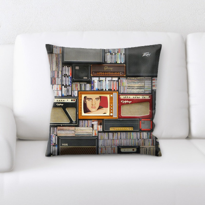 Microsuede Throw Pillow
