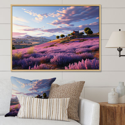 " Purple Ethereal Morning In Provence "