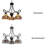 Zainab 3 - Light Glass Chandelier