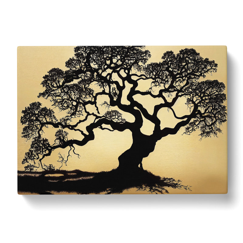 Great Oak Tree - Wrapped Canvas Print, 50cm H x 76cm W x 3cm D
