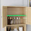 Armoire de rangement au-dessus de la toilette