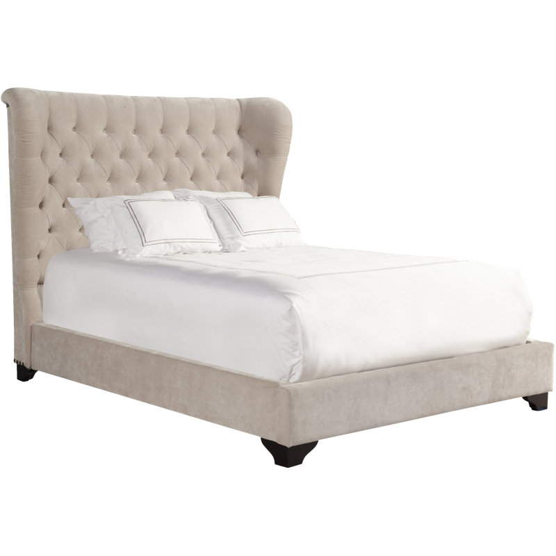Lit tapissier standard Ato, Naturel, Grand