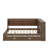Full Size Wood Daybed With Shelves, LED And Trundle-556466483