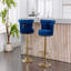 Ensemble de 2 tabourets de bar pivotants de hauteur réglable avec repose-pieds-1848922485
