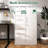 Office - Suitable Vertical Metal File Cabinet In White With 4 Drawers And Lock Cold Rolled Steel, Adjustable Hanging, Clothing Storage-762214367