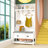 Castora 34.3'' Wide Hall Tree with Bench and Shoe Storage-554134279