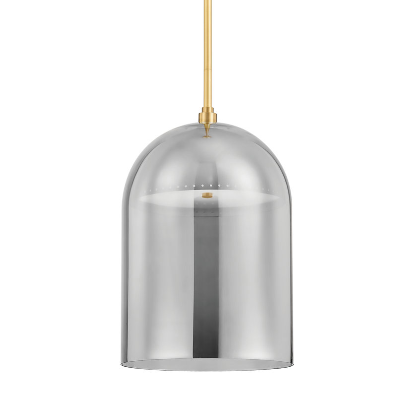 Luminaire suspendu 1 lumière DORVAL, H 24 po x l 13 po x P 13 po