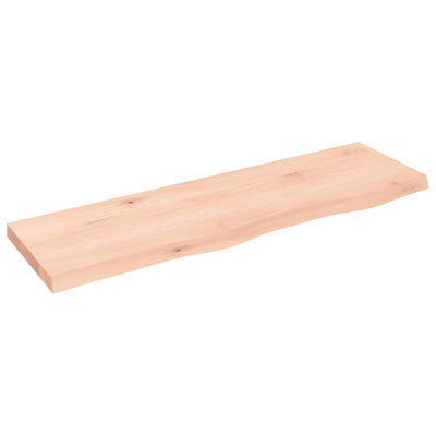 Abisoye 100cm Solid Wood Bathroom Vanity Top