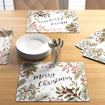 Josue Merry Xmasery Hardboard 16" Placemat